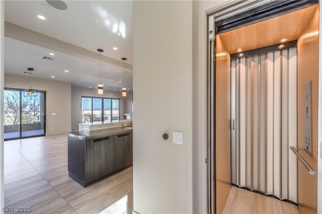 422 Tranquil Peak Court, Henderson, NV 89012 Elevator shown off the Kitchen