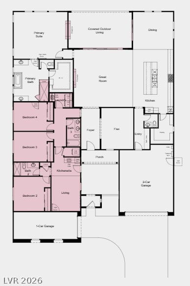 214 Paraggi Bay Drive, Henderson, NV 89011 Additional Highlights Include: 15' stacking sliding glass door, 8' sliding glass door, super shower at primary bath, garage service door, insulate one-car and two-car garages, and laundry sink.
