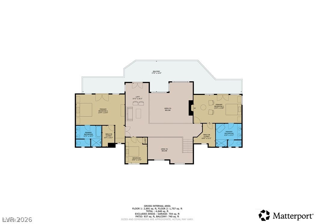 Schematic Floor Plan - Second Floor