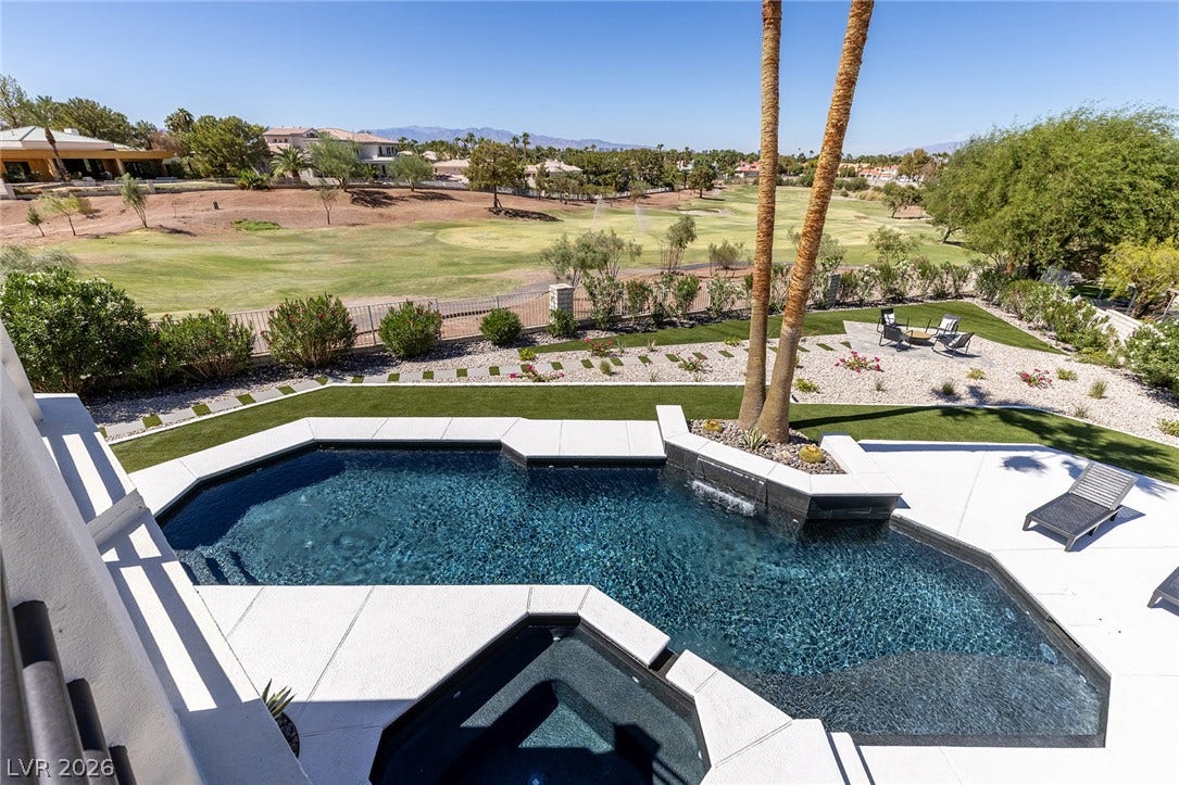 Backyard / Golf Course View