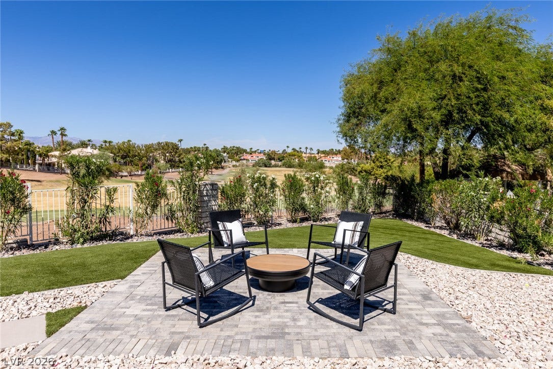 Outdoor Lounge Area