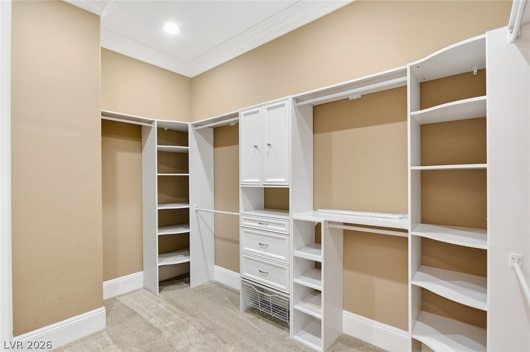 6625 W El Campo Grande Avenue, Las Vegas, NV 89130 Primary walk-in custom closet