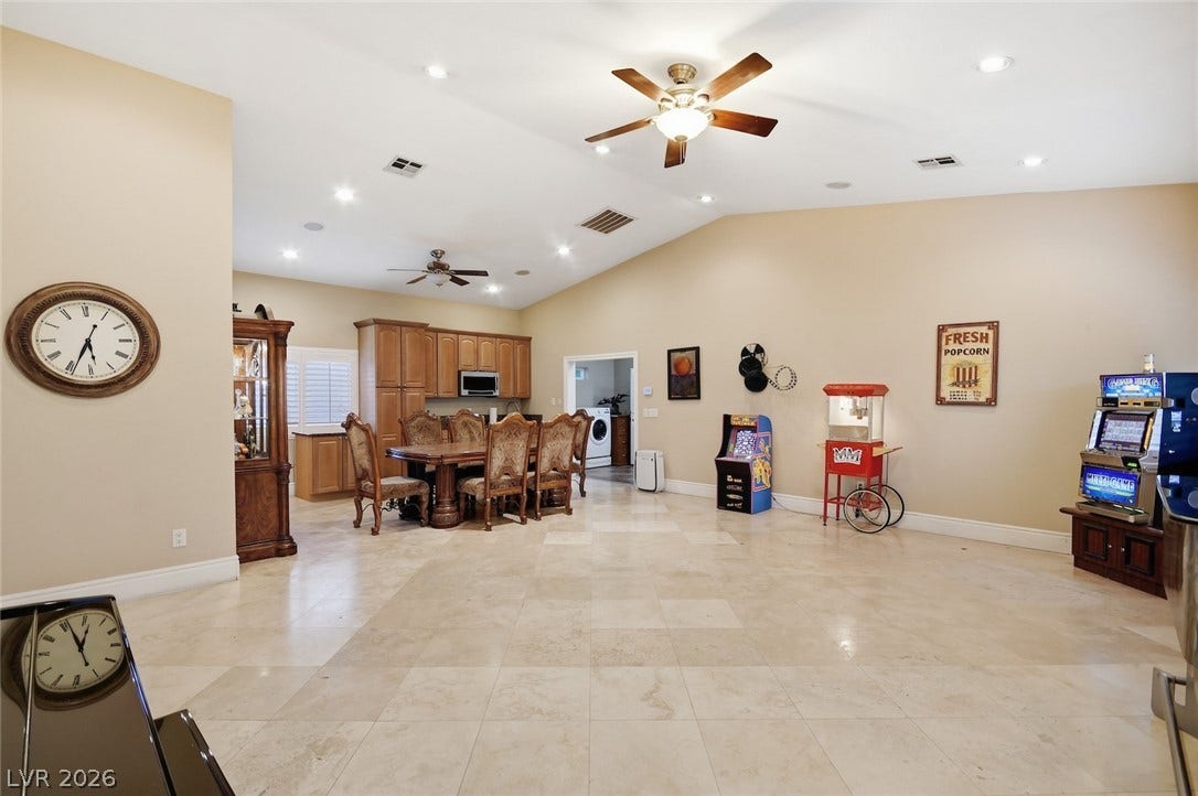 6625 W El Campo Grande Avenue, Las Vegas, NV 89130 Theater or bedroom with full bath & Wet bar.