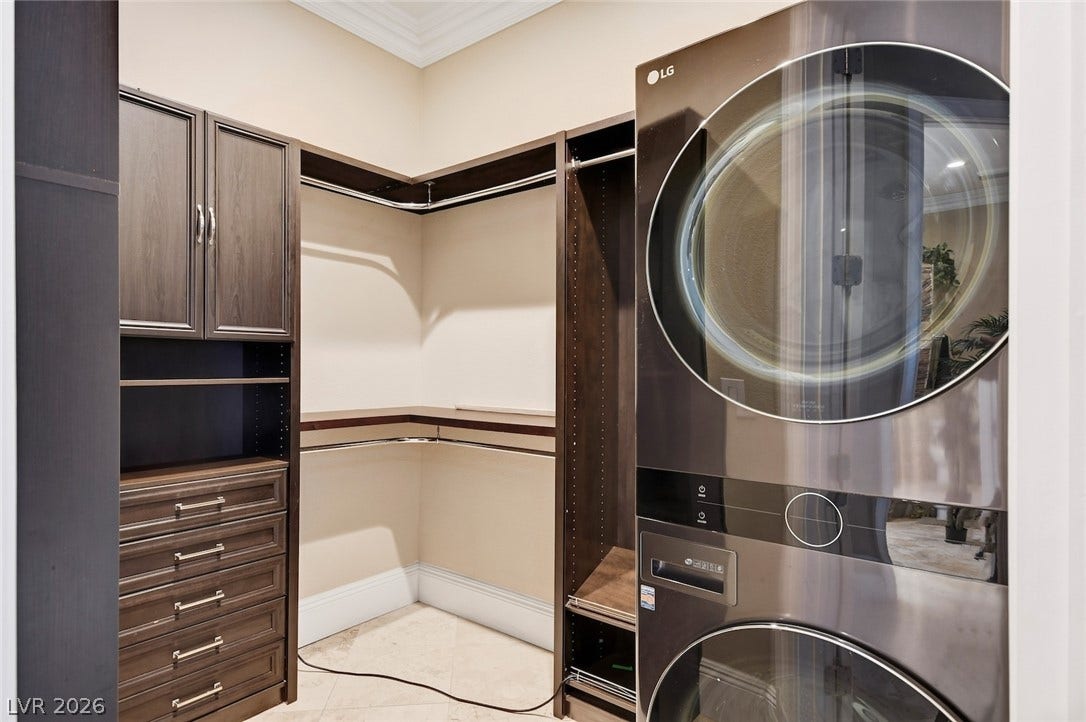 6625 W El Campo Grande Avenue, Las Vegas, NV 89130 Next Gen Studio closet with W&D