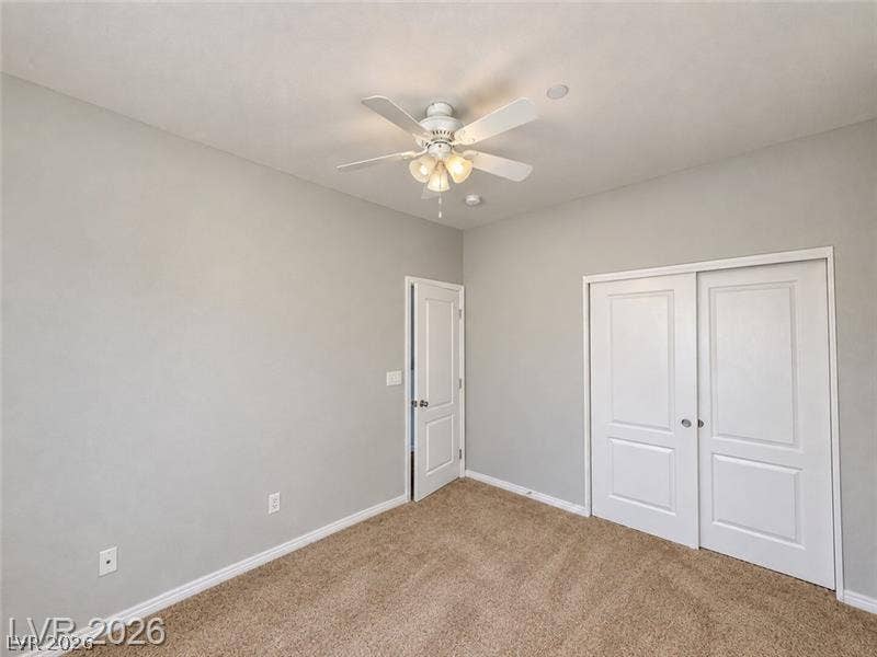 4020 Thomas Patrick Avenue, North Las Vegas, NV 89032 Soft carpeting pairs with neutral walls in this comfortable secondary bedroom.