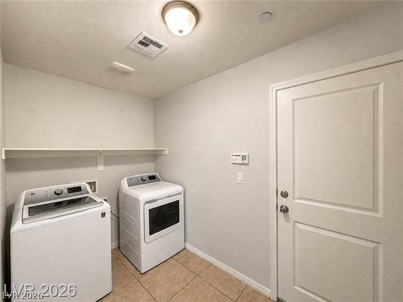 4020 Thomas Patrick Avenue, North Las Vegas, NV 89032 Functional utility space features durable tile flooring and a built-in storage shelf.