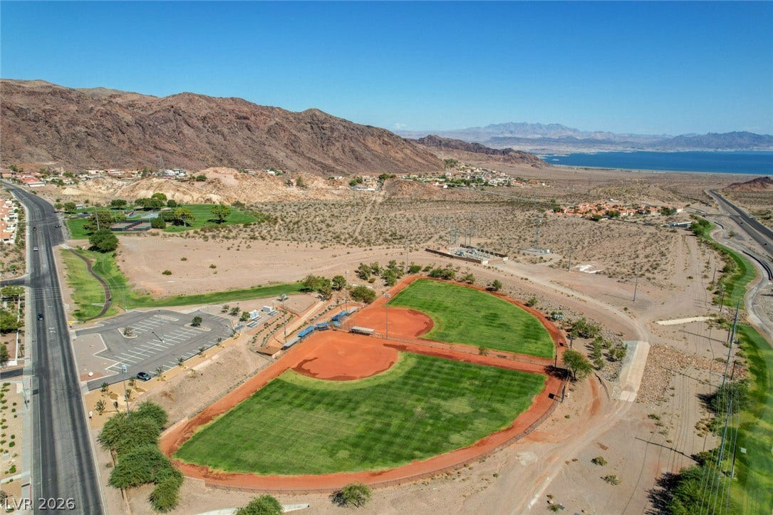 207 Kaelyn Street, #5, Boulder City, NV 89005 Dramatic mountain and water views provide a striking backdrop for the nearby community park.