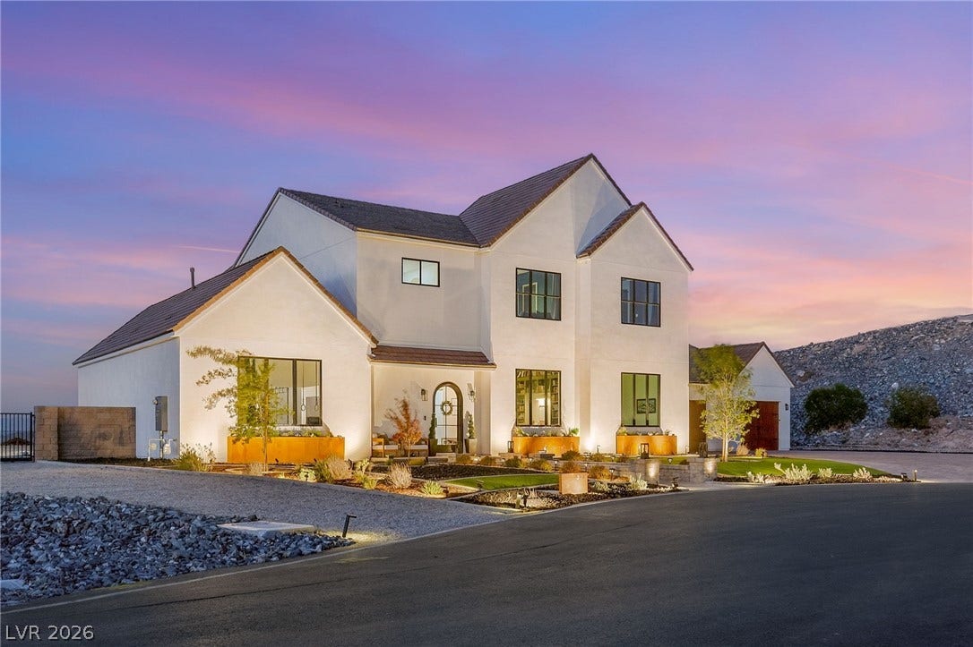 324 Wanda Road, Henderson, NV 89002 Striking contemporary lines and manicured desert landscaping define this impressive multi-level estate.