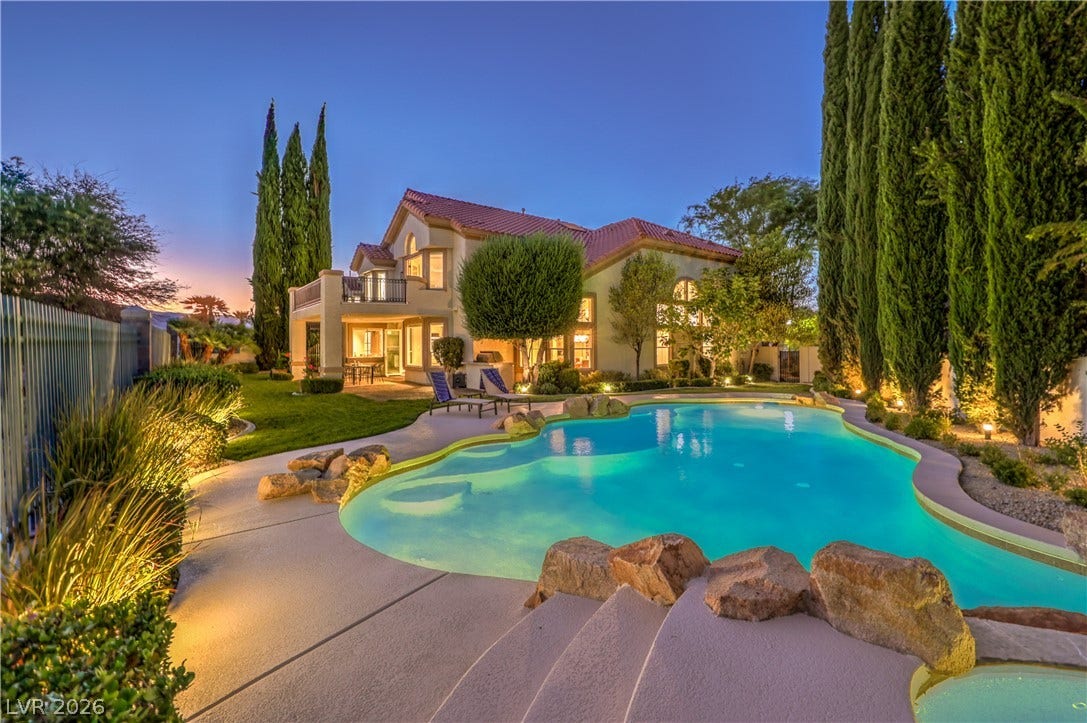 One of the largest lots in Corta Bella and 120 ft of golf course frontage, saltwater pool and spa