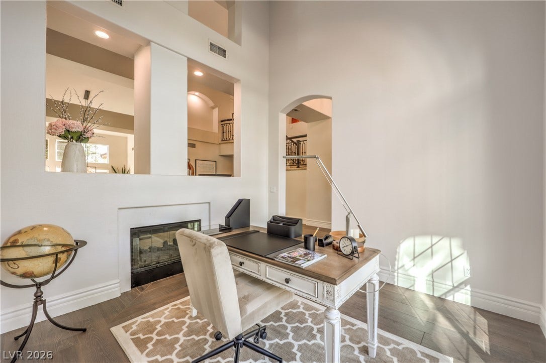 True dedicated office with great lighting and situated away from the main living area