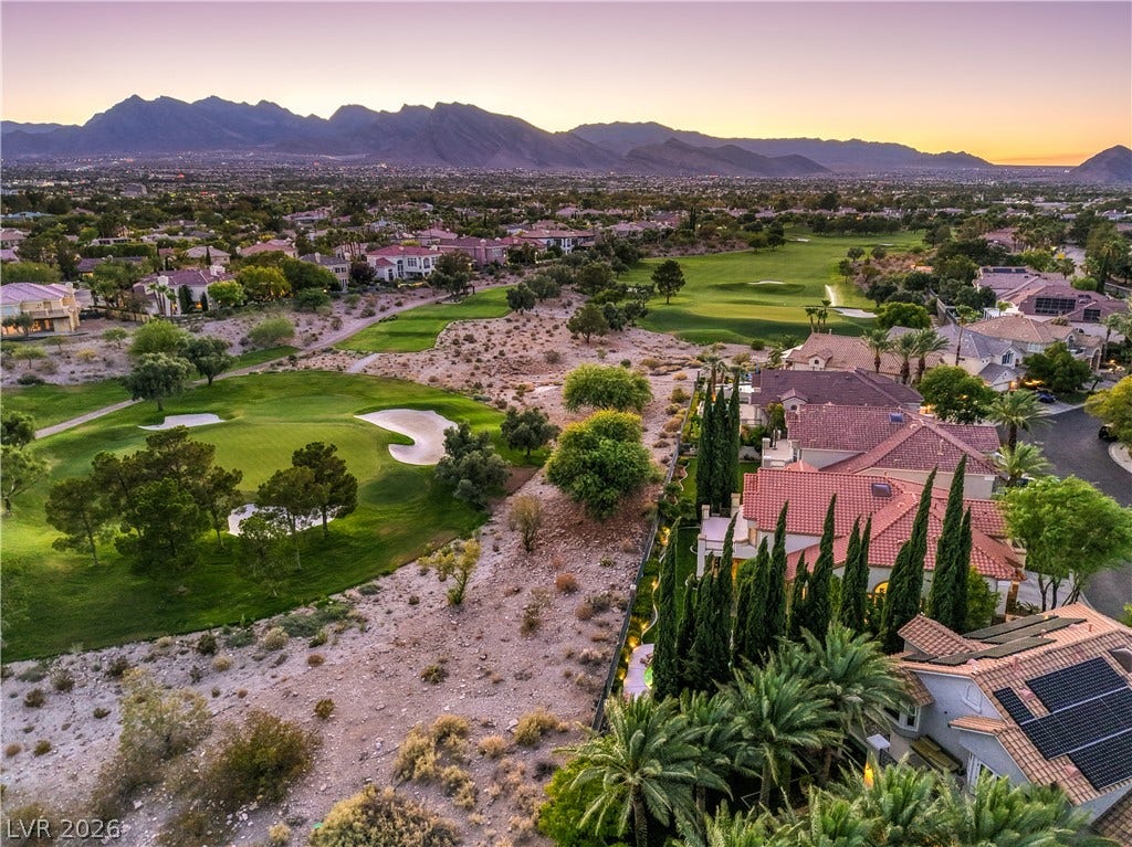 View of Summerlin Private golf course
