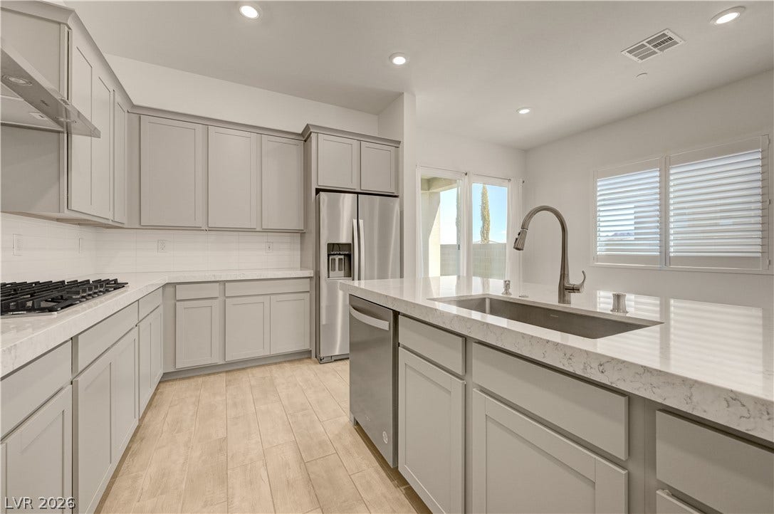 108 Barkset Way, Henderson, NV 89011 Kitchen Island with Sink and Dishwasher