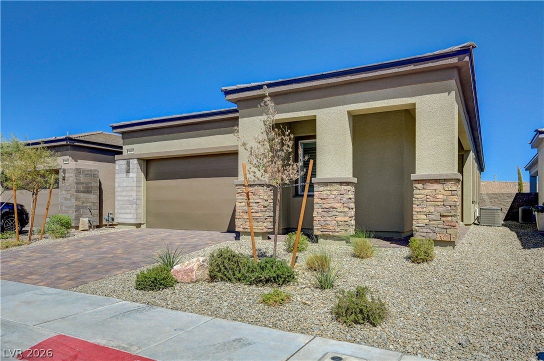 108 Barkset Way, Henderson, NV 89011 Front Yard with Desert Landscaping