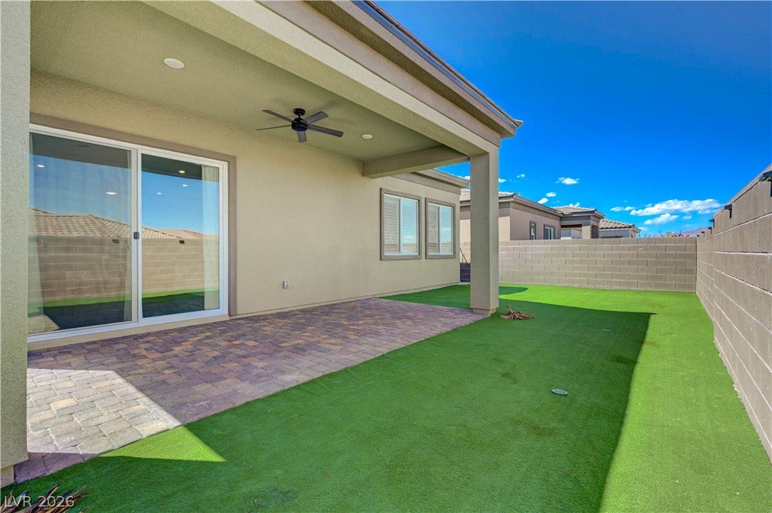 108 Barkset Way, Henderson, NV 89011 Backyard with Artificial Grass