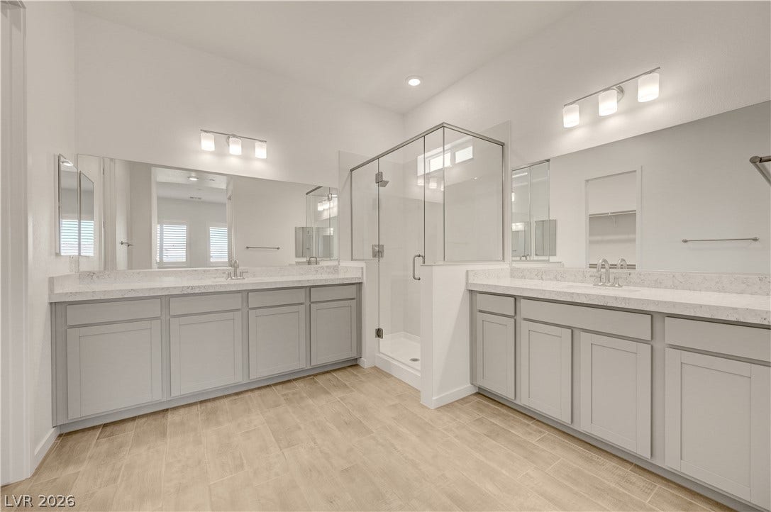 108 Barkset Way, Henderson, NV 89011 Primary Bathroom with Shower