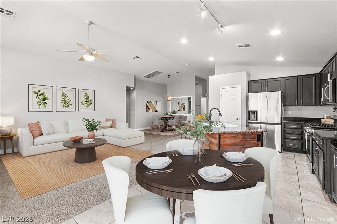 5918 Hills Echo Street, North Las Vegas, NV 89031 Virtually Staged