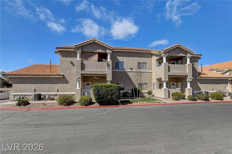 3327 Erva Street, #207, Las Vegas, NV 89117 Spanish tile roofs and stucco exteriors define this classic multi-level residential design.