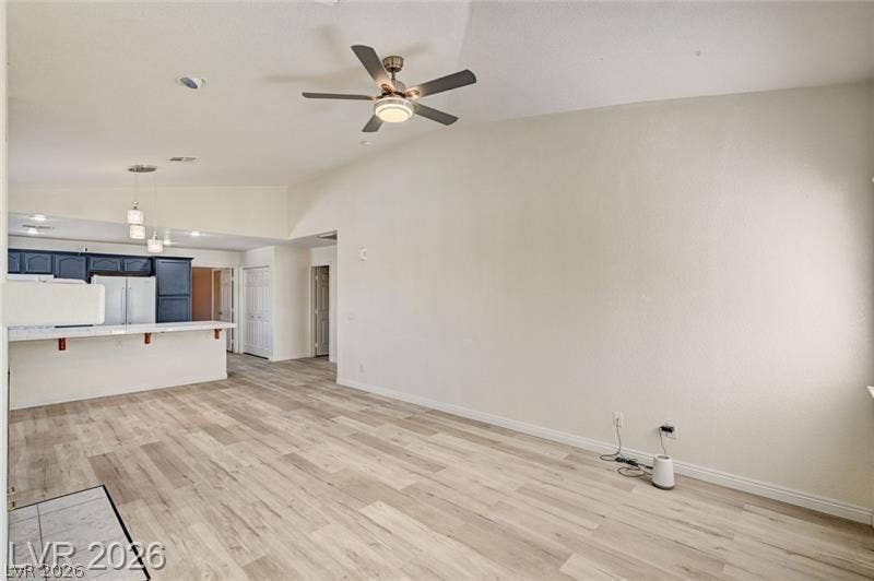 3327 Erva Street, #207, Las Vegas, NV 89117 A spacious layout connects the living area seamlessly to the nearby kitchen.
