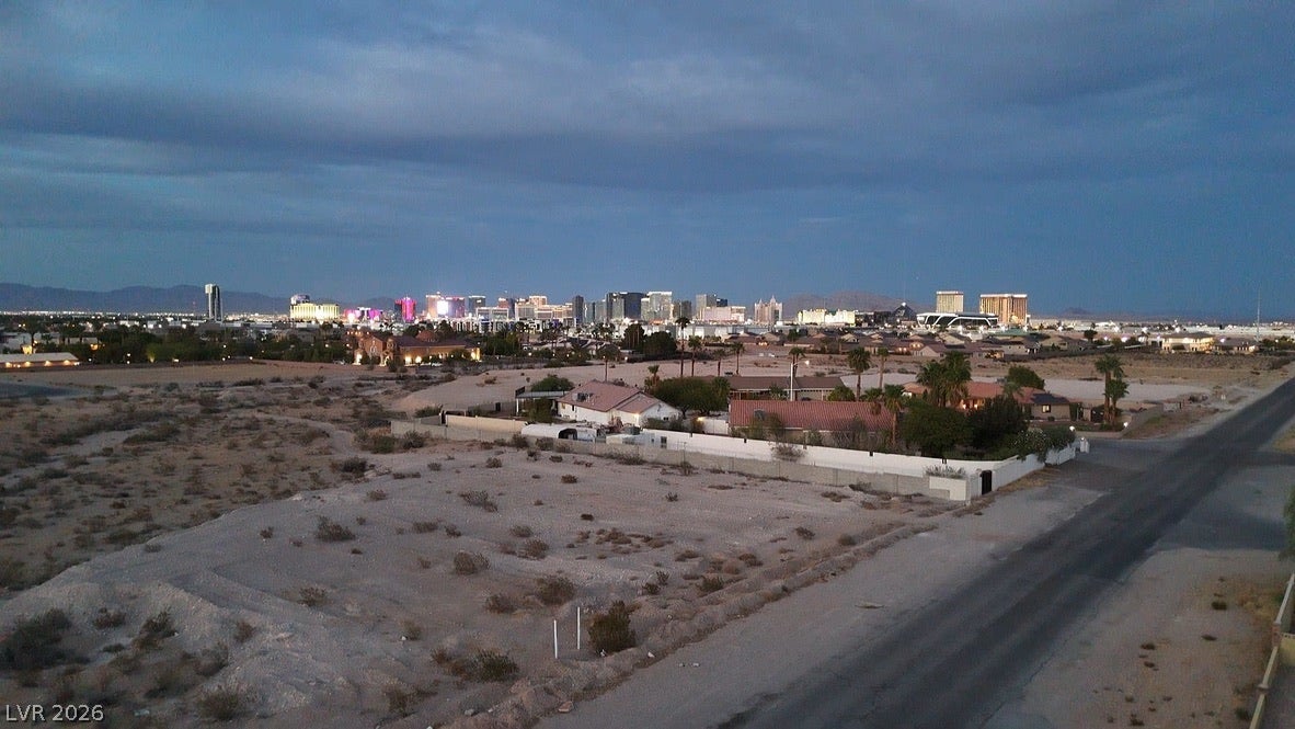 Patrick, Las Vegas, NV 89118 Distant city lights shimmer across the desert landscape from this elevated vantage point.