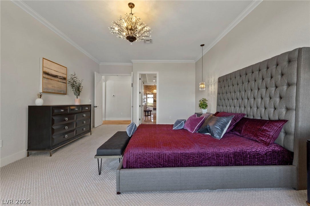 Master Bedroom Perspective Shot....