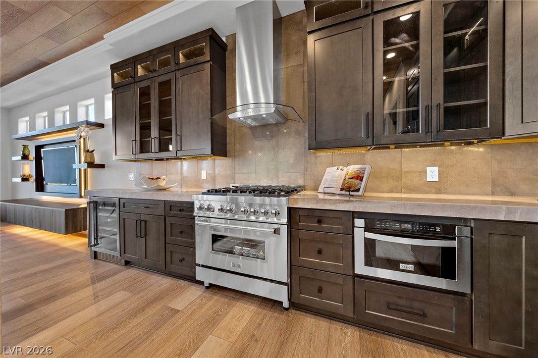 Shot of the Matching ZLine Appliance Package....
