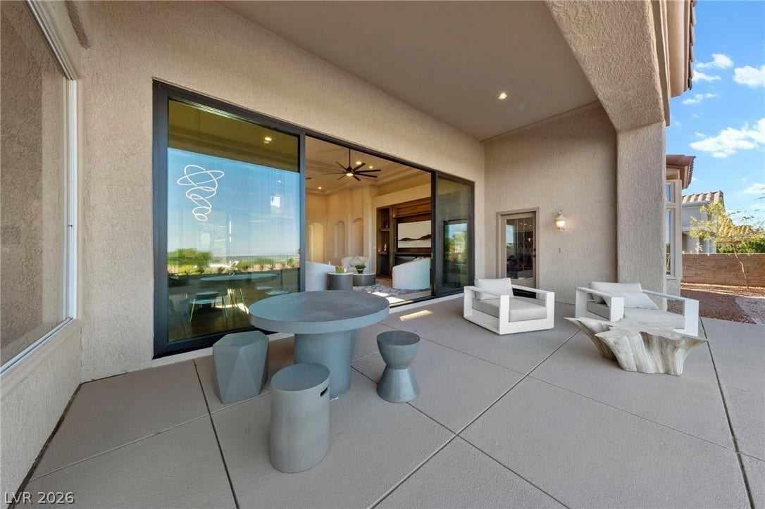 Looking into the Patio...