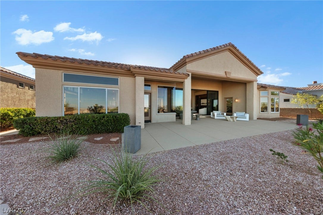 Perspective of the over Sized Patio...