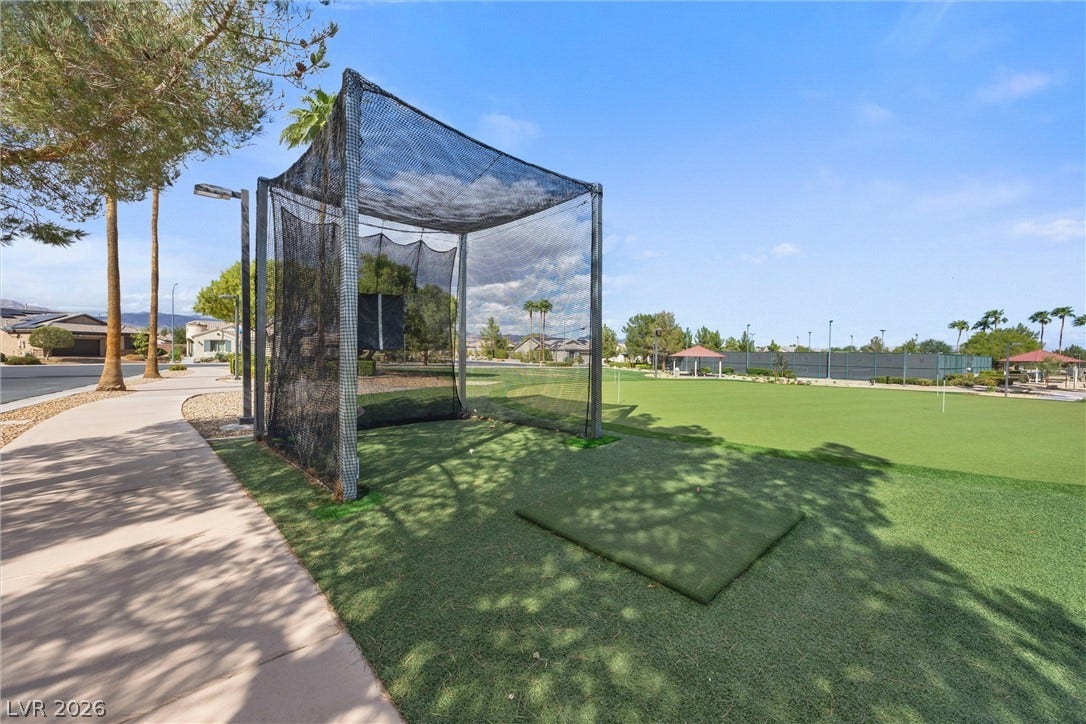 5824 Pleasant Palms Street, North Las Vegas, NV 89081 Practice your swing at the community golf facilities set under blue desert skies.