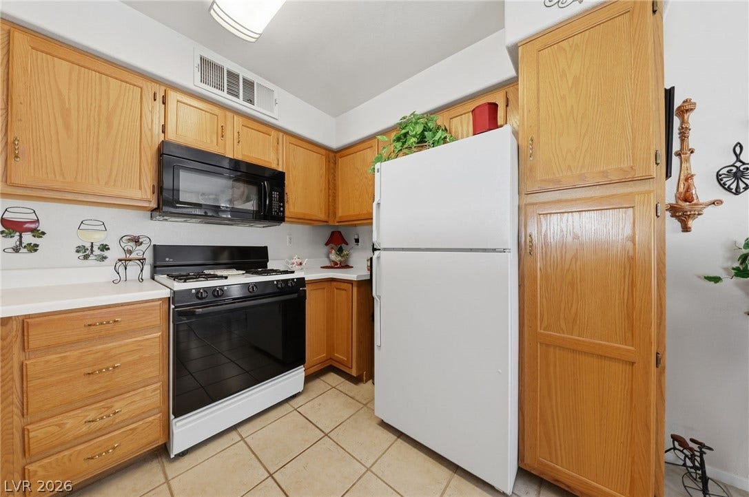Ample cabinet and storage space.
