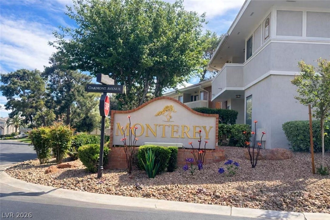 2838 Loveland Drive, #1608, Las Vegas, NV 89109 Landscaped entry monumentation welcomes residents to this established multi-family community.