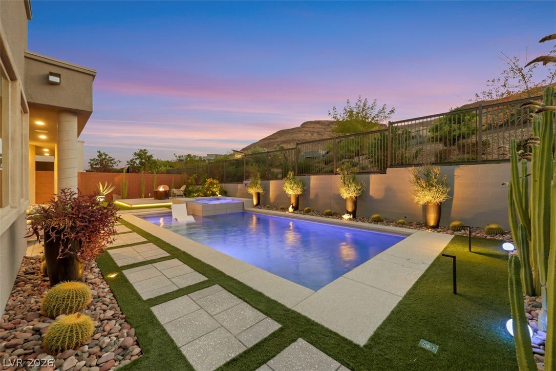 Serene private escape with peaceful mountain backdrop.
