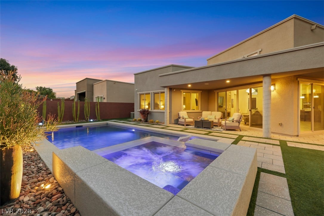 Pristine pool and spa retreat, the ultimate setting for relaxation and entertainment.