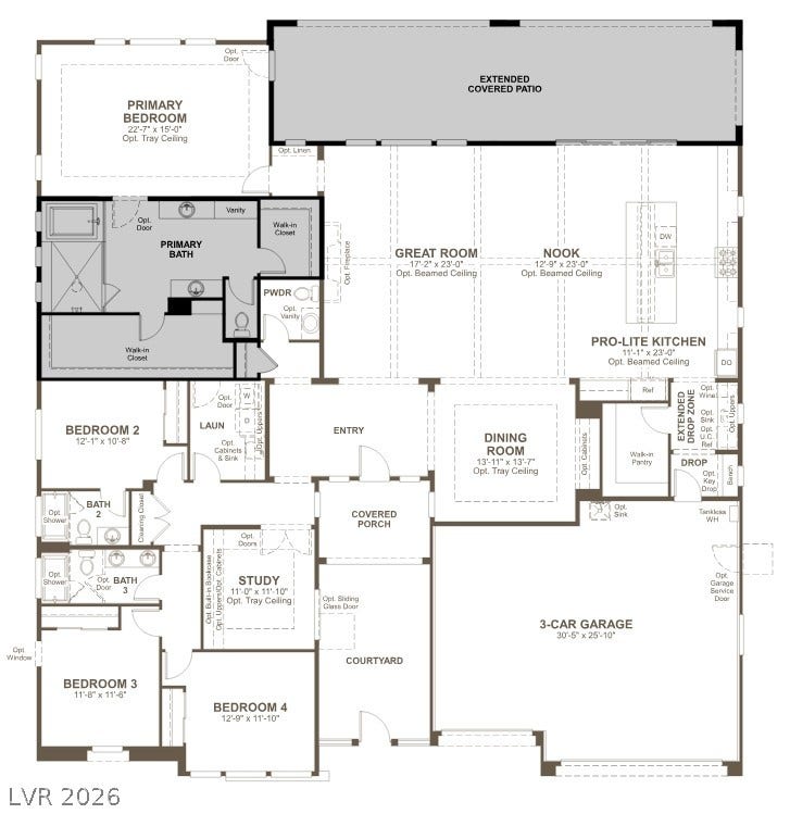 Thoughtfully planned layout showcases seamless indoor-outdoor living flows with generous room proportions.