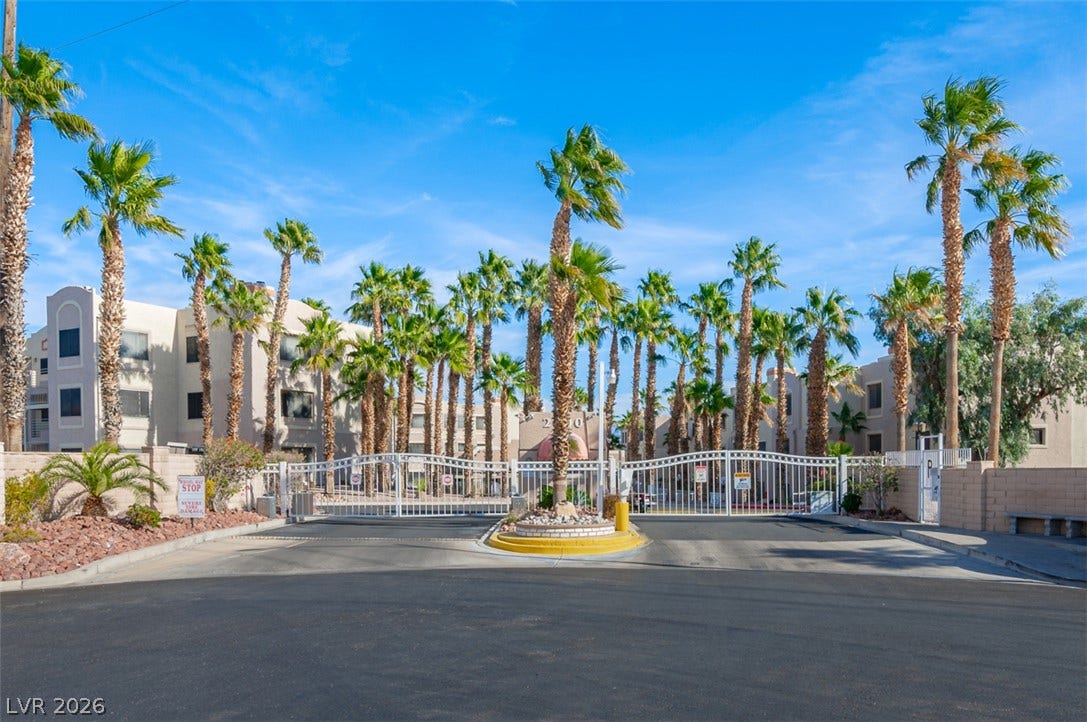 2016 Mesquite Lane, #303, Laughlin, NV 89029 Gated entrance with access to public transportation just outside the gates.
