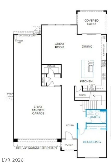 797 Longdale Street, Henderson, NV 89011 An open main floor configuration links shared living areas with a private main-level guest suite.