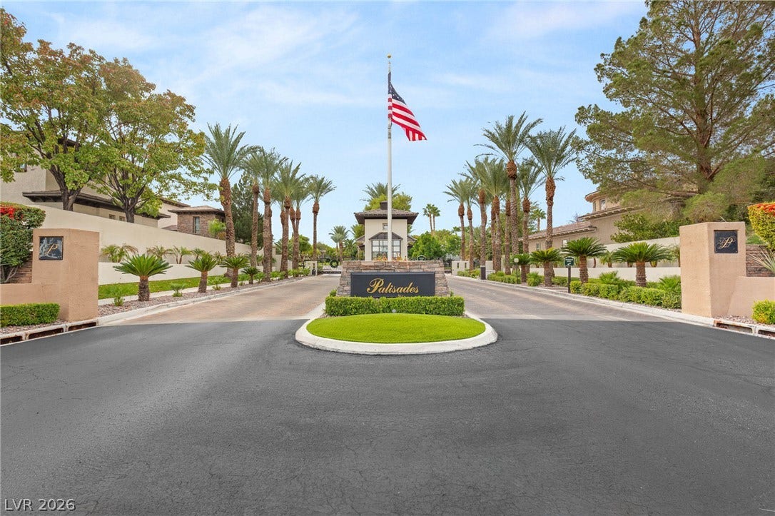 10205 Orkiney Drive, Las Vegas, NV 89144 Community Entrance