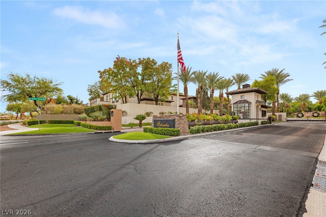 10205 Orkiney Drive, Las Vegas, NV 89144 Community Entrance