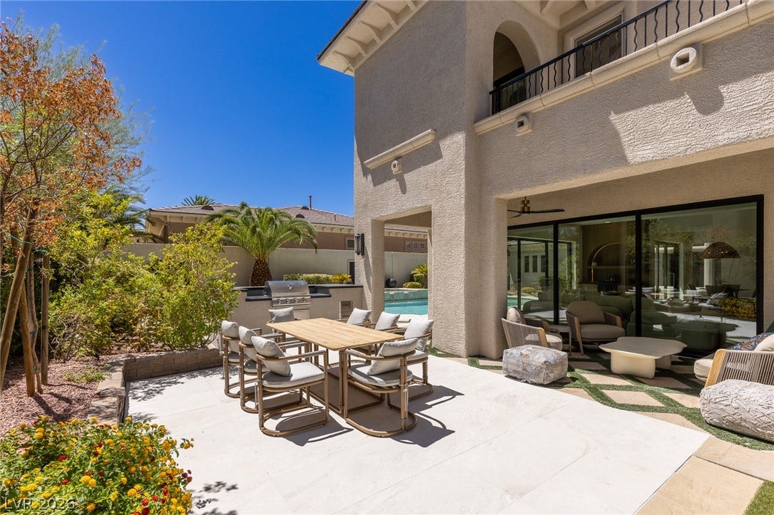 10205 Orkiney Drive, Las Vegas, NV 89144 Covered Patio / Built-in BBQ & Dining