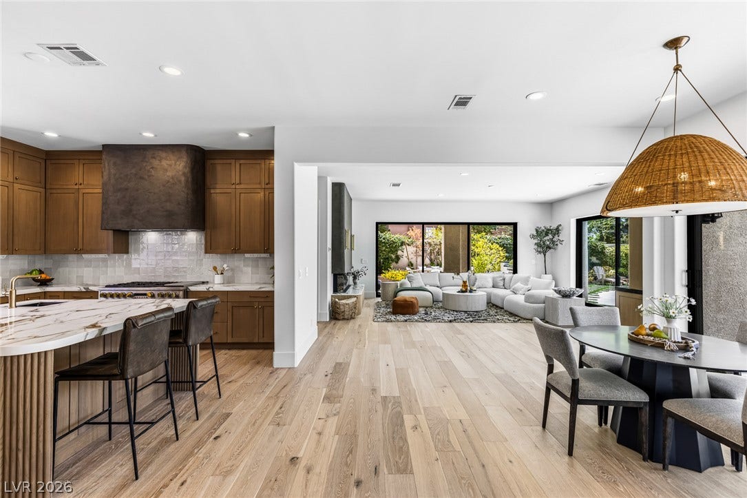 10205 Orkiney Drive, Las Vegas, NV 89144 Gourmet Kitchen / Eat-in Kitchen area / Living Room