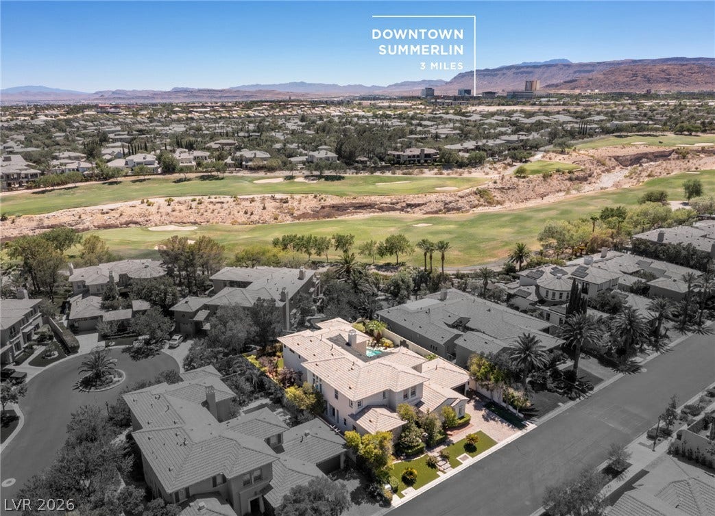 10205 Orkiney Drive, Las Vegas, NV 89144 Aerial View