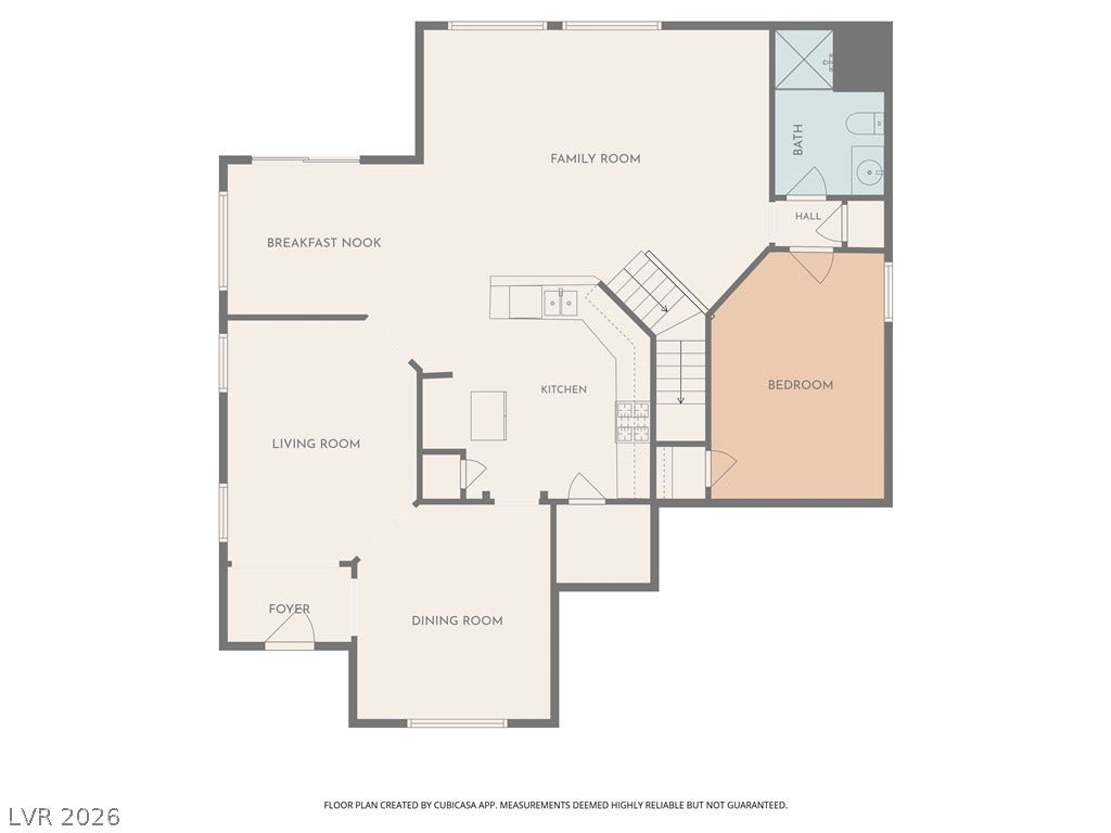 8132 Pink Desert Street, North Las Vegas, NV 89085 A clear and concise floor plan delineates the layout of this charming residence.