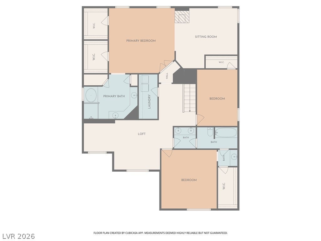 8132 Pink Desert Street, North Las Vegas, NV 89085 Visualize the thoughtful layout, revealing optimal room flow and private spaces.