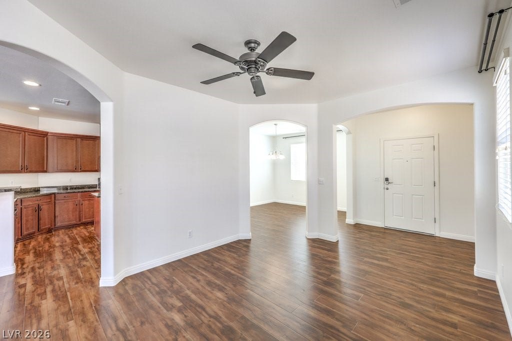 8132 Pink Desert Street, North Las Vegas, NV 89085 Unique floorplan that offers a very open,warm space and welcoming ambiance.