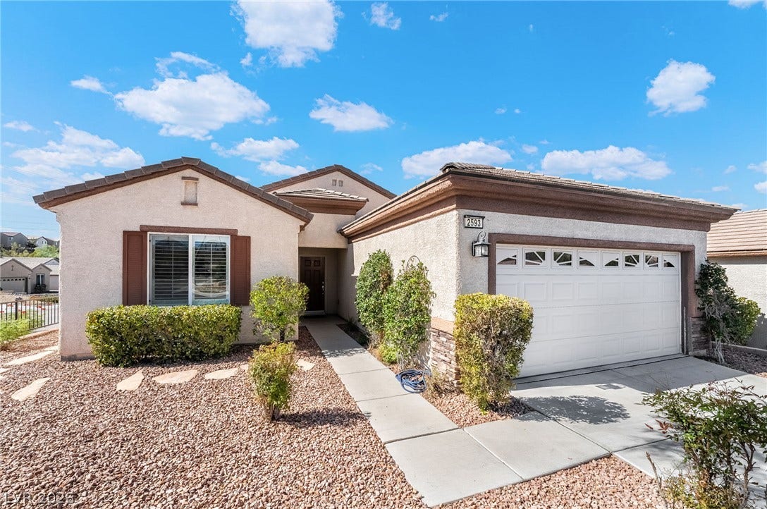 Attractive entry with a nice covered overhang welcoming you into the home