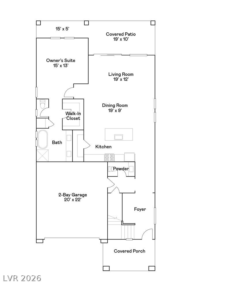 11829 Mimicking Song Lane, Las Vegas, NV 89138 A detailed layout illustrating the flow and arrangement of this modern single-story residence.