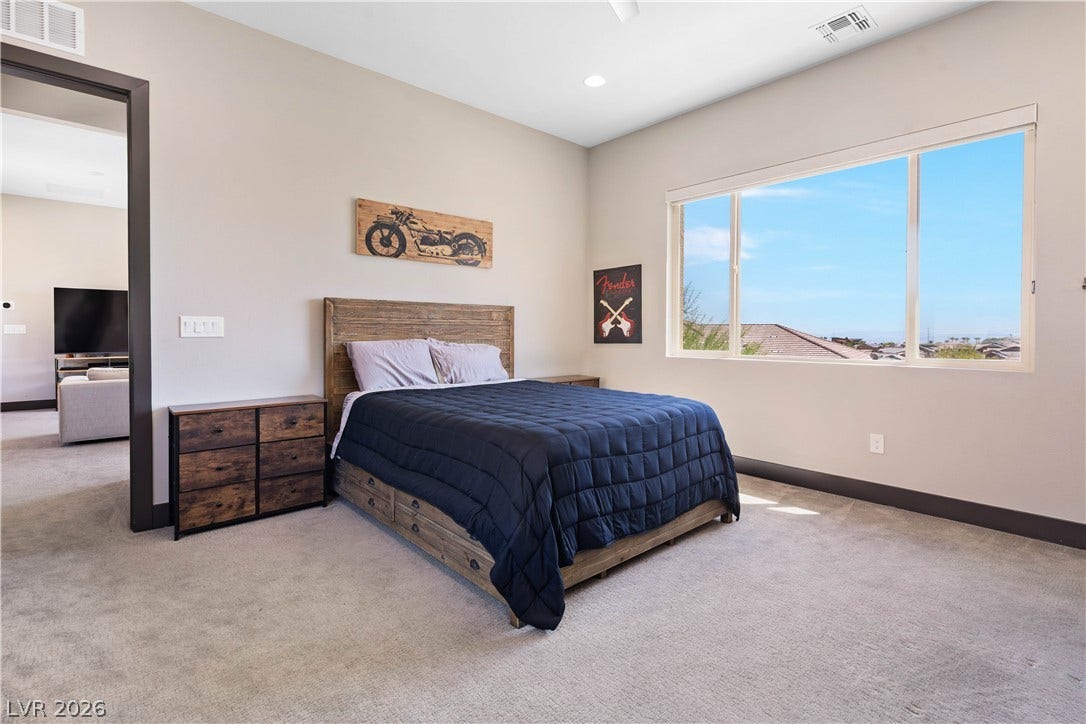 2999 The Peaks Lane, Las Vegas, NV 89138 Upstairs with private entrance Next-Gen with kitchenette, living room and a full bedroom (3) with en-suite bathroom.