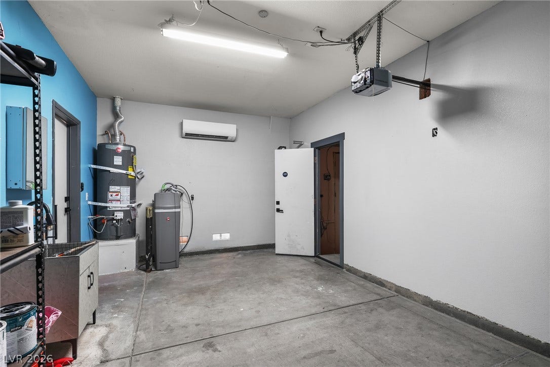 7066 Shimmering Avenue, Henderson, NV 89011 Unpermitted work has been completed in the 2-car garage, making it currently unusable for vehicle storage. Seller is willing to convert the garage back to a functional 2-car garage upon request.