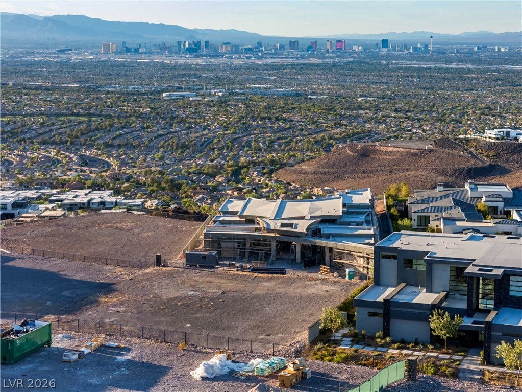 7 Sunset Strip, Henderson, NV 89012 Panoramas sweep across the valley toward the distant city skyline and mountain ranges.
