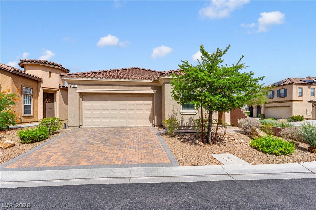Stone paved driveway & walkway