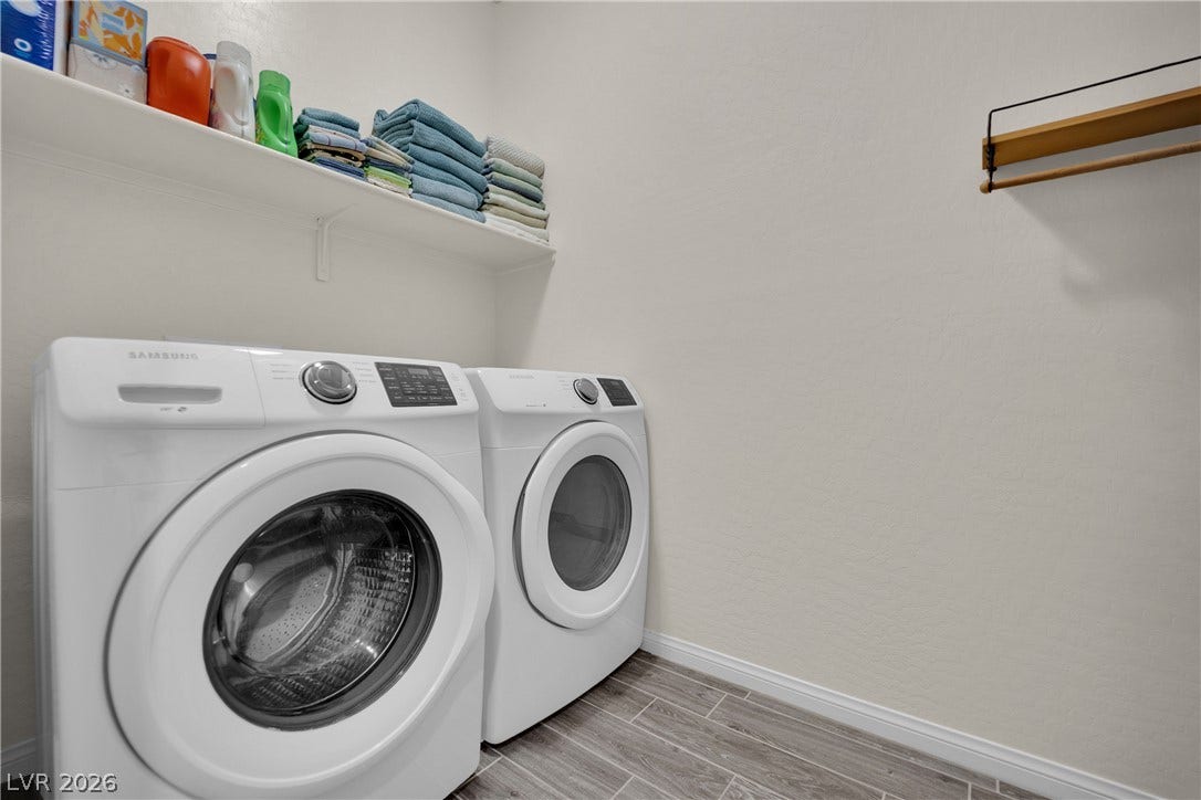 Separate laundry room